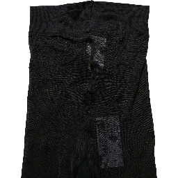 Black Nylon Logo Tights Stocking Pantyhose Socks