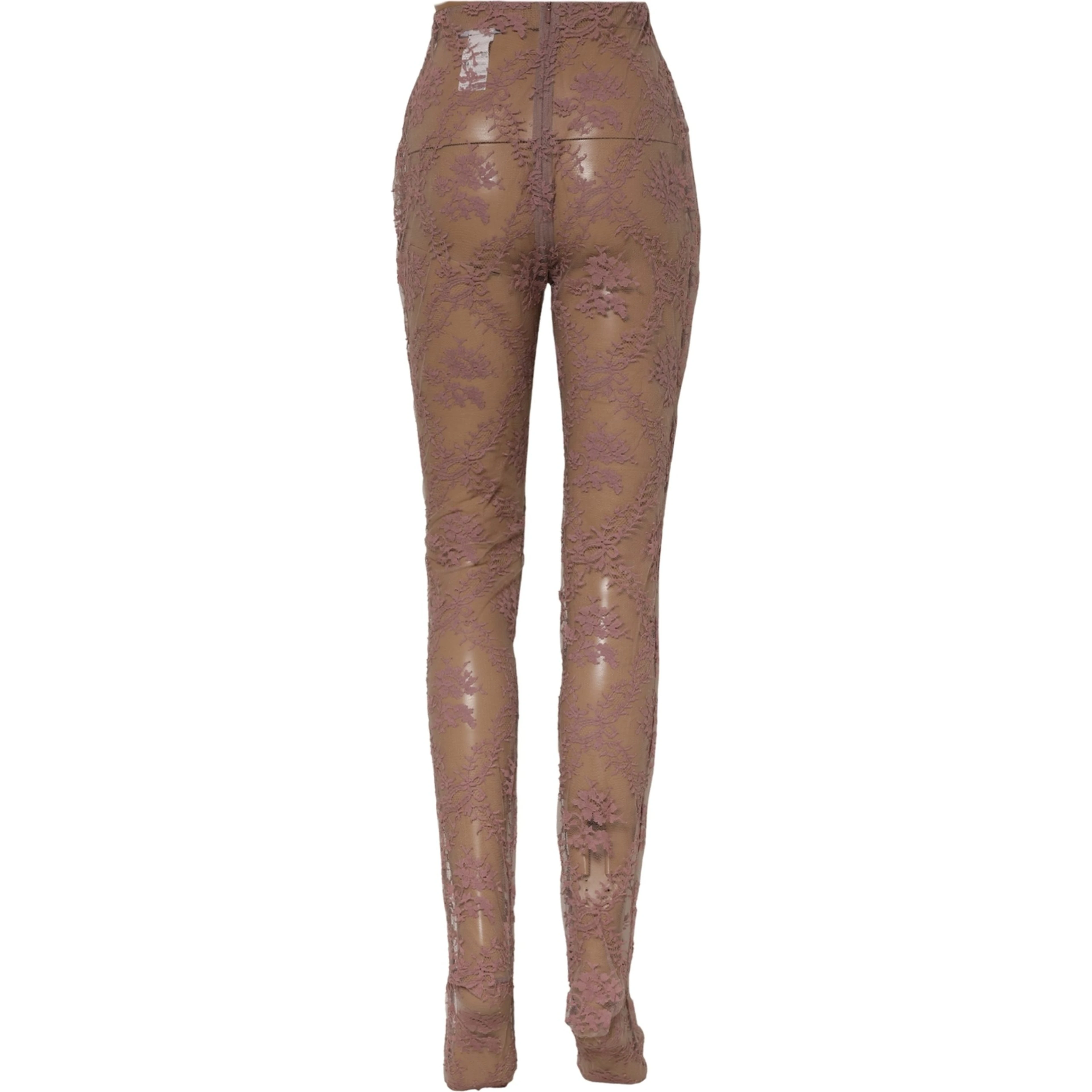 Pink Floral Lace Tights Stockings Pantyhose Socks