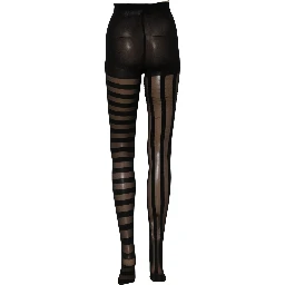 Black Stripes Tights Stockings Pantyhose Socks