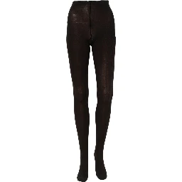 Socks Black Wool Tights Stocking Pantyhose One Size