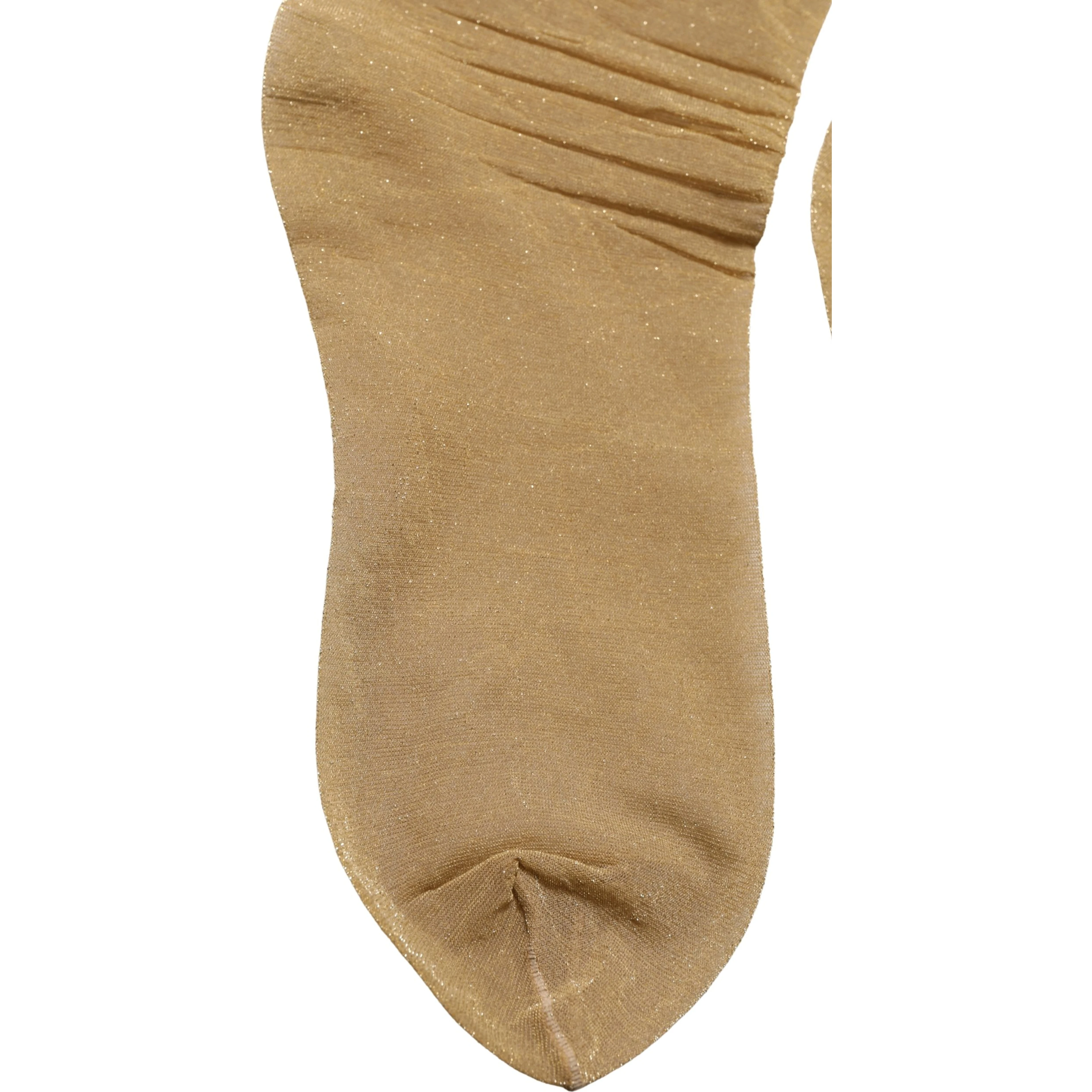 Brown Stretch Floral Clear Crystal Stockings Socks