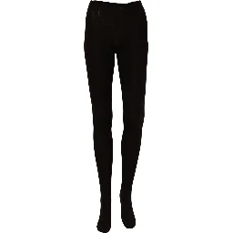 Black Wool Tights Stocking Pantyhose One Size Socks