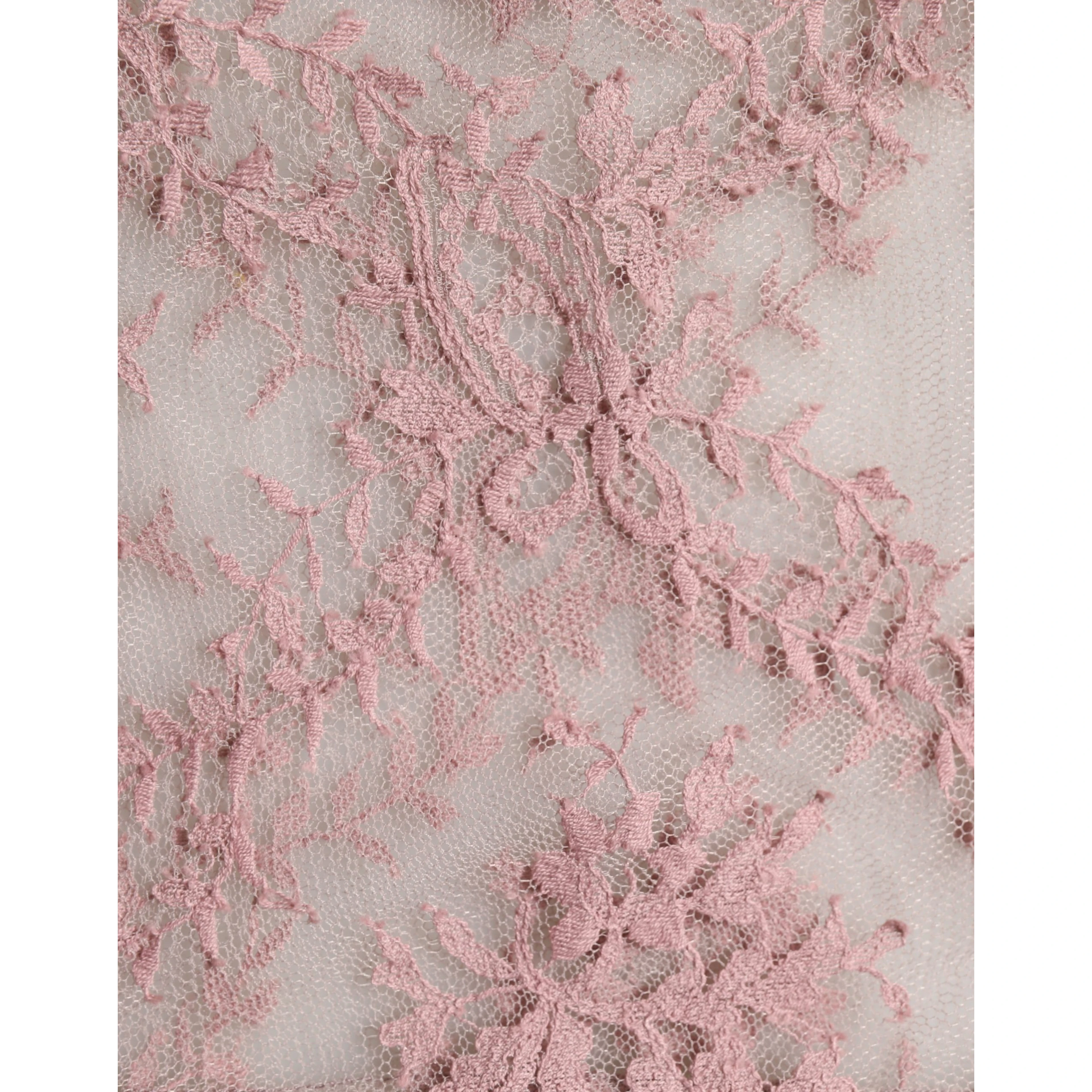 Pink Floral Lace Tights Stockings Pantyhose Socks