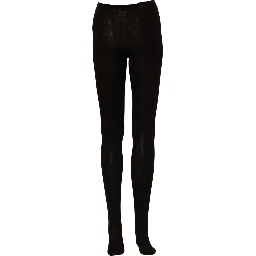 Black Wool Tights Stocking Pantyhose One Size Socks