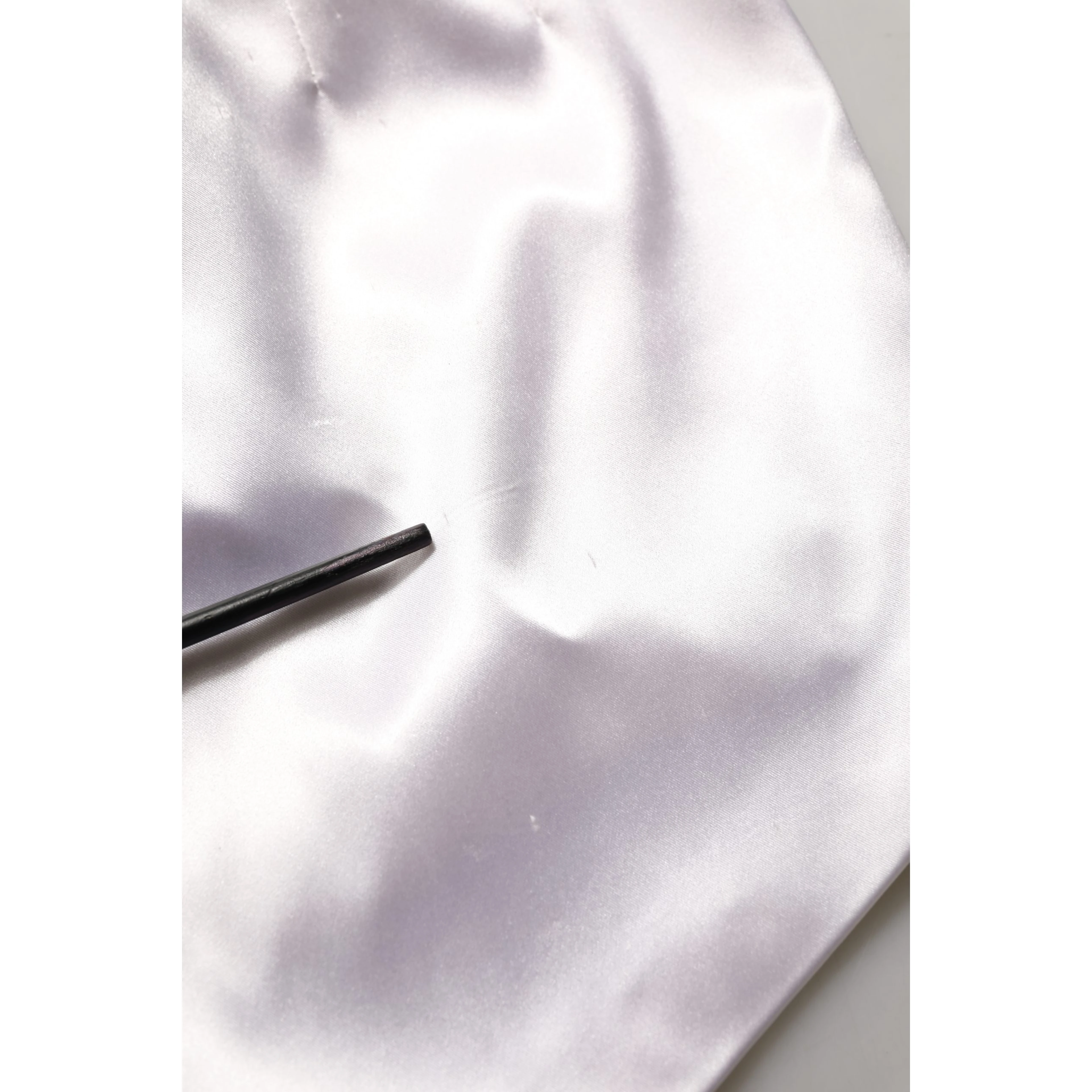 White Satin High Rise Women Hot Pants Shorts