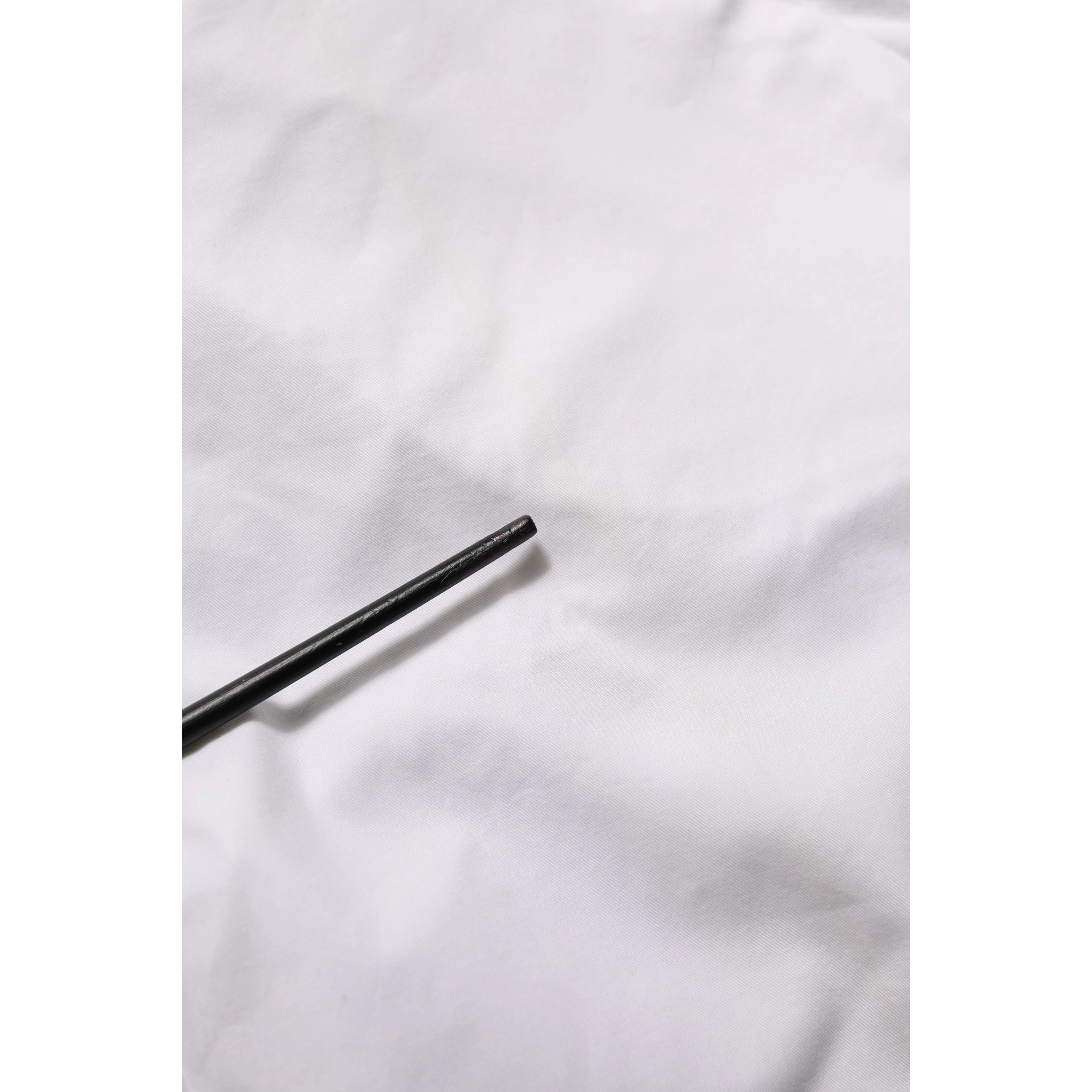 White Mid Waist Cotton Stretch Trouser Pants