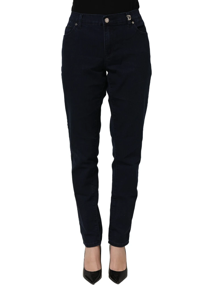 Blue High Waist Skinny Denim Trouser Jeans alternative