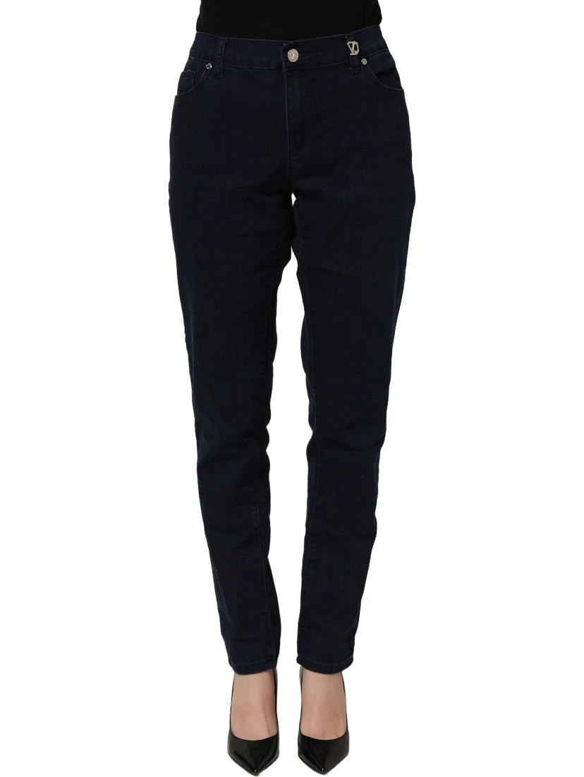 Blue High Waist Skinny Denim Trouser Jeans