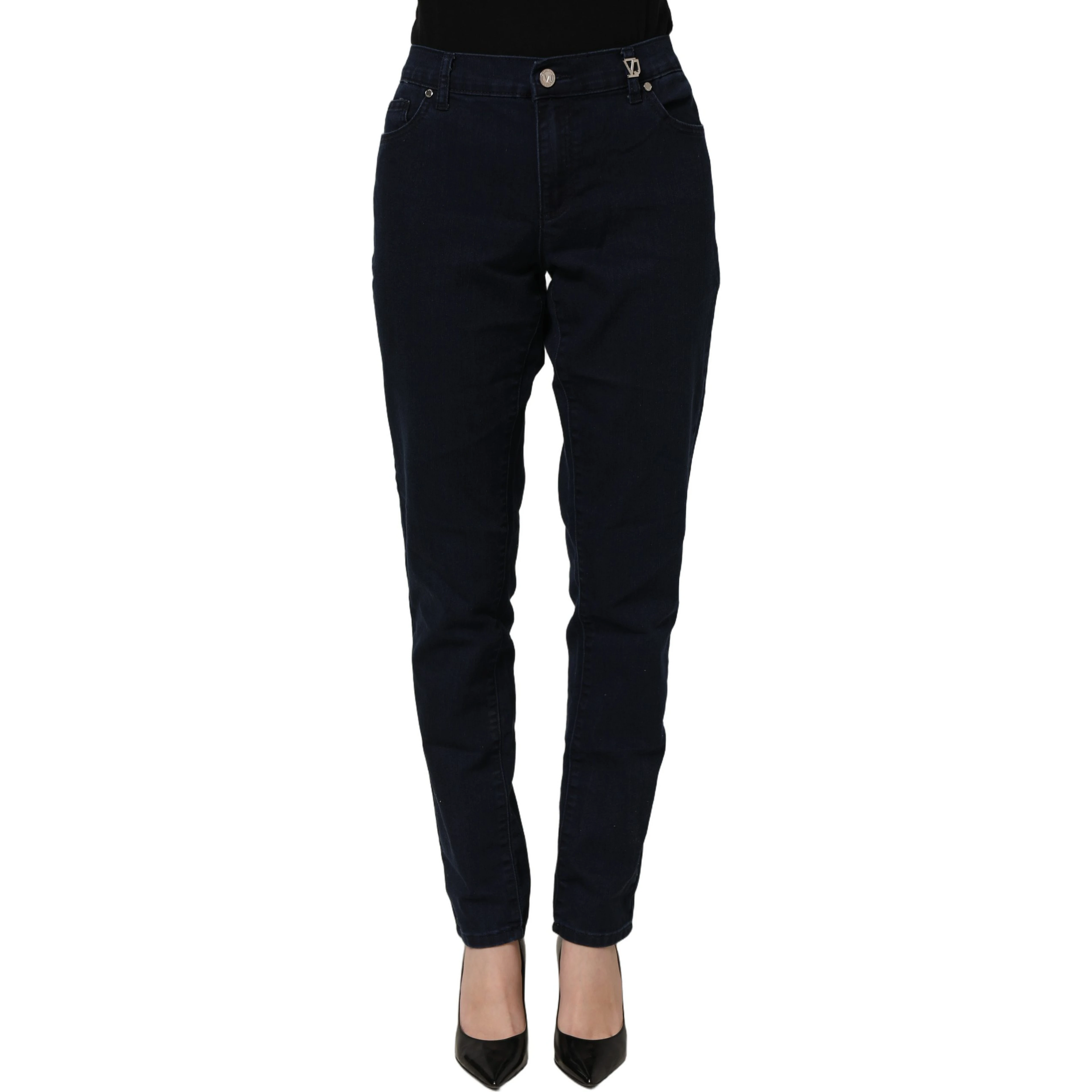 Blue High Waist Skinny Denim Trouser Jeans