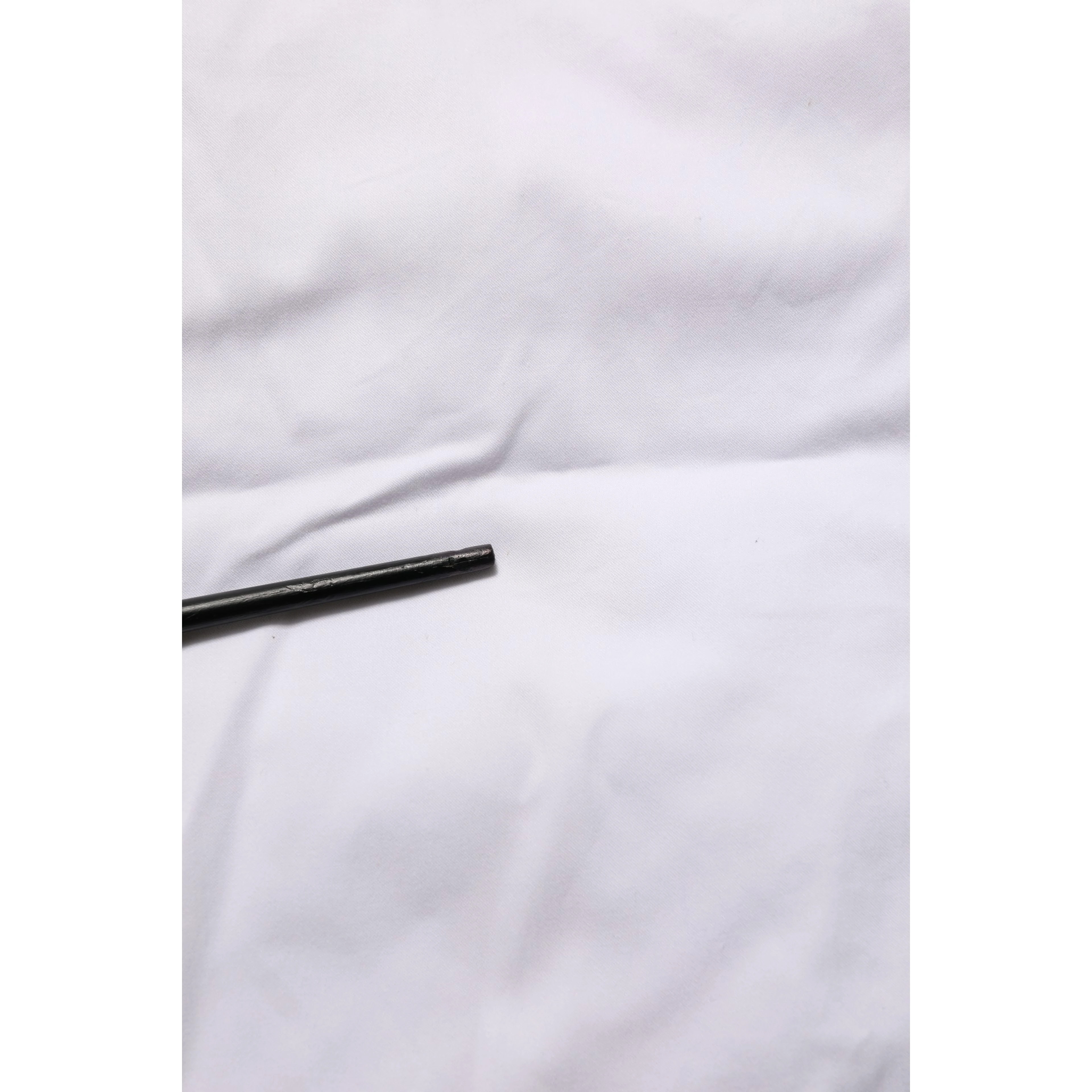 White Mid Waist Straight Cropped Cotton Trouser Pants