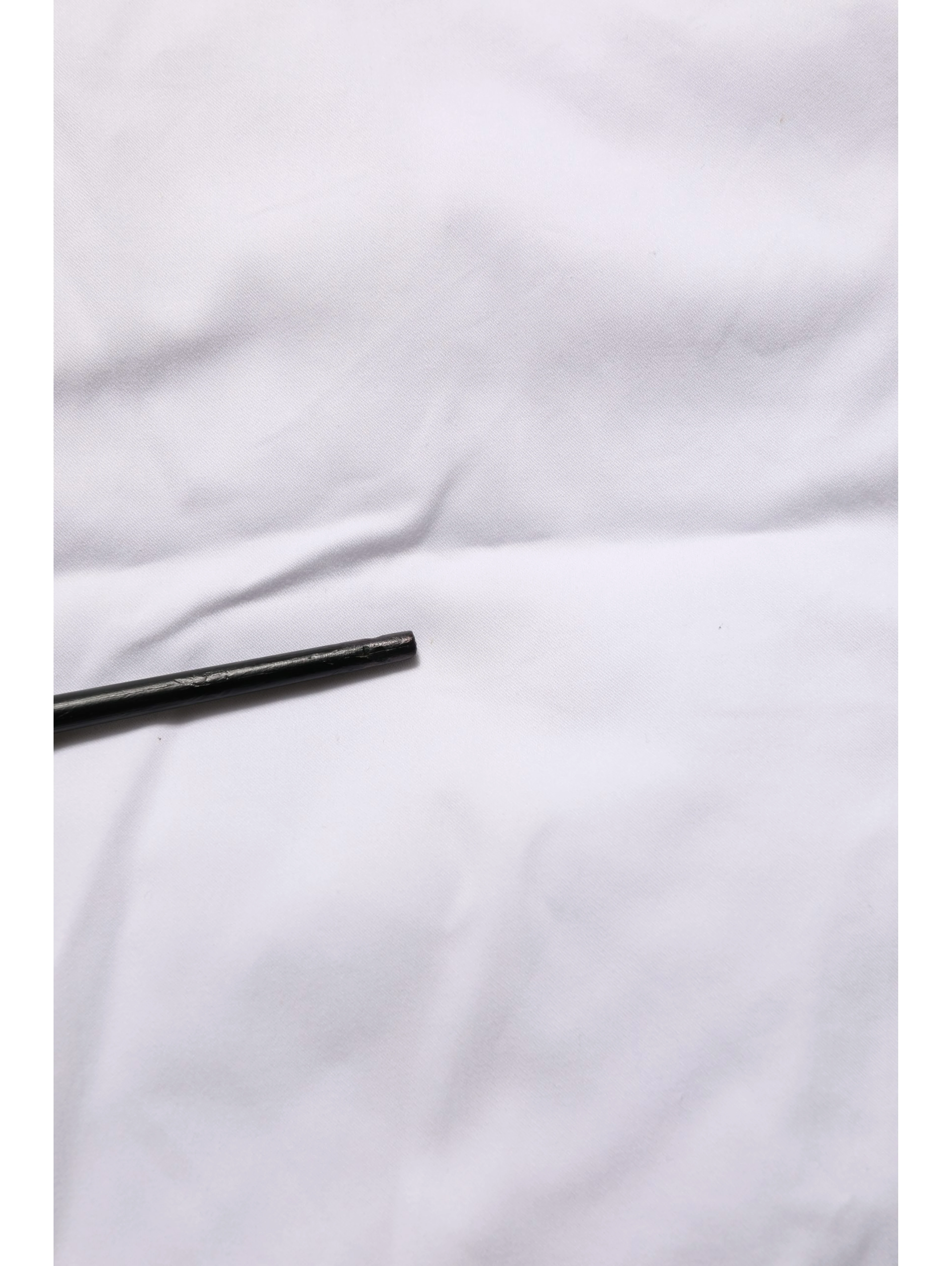 White Mid Waist Straight Cropped Cotton Trouser Pants