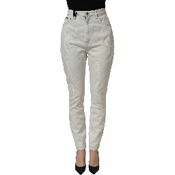 Light Blue Cotton Stretch Skinny Denim Jeans