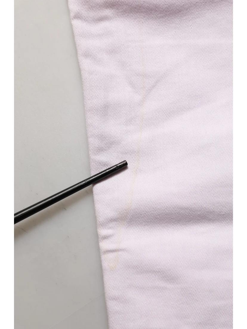 Light Pink Cotton Mid Waist Denim Trouser Jeans