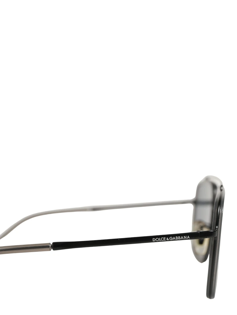 Women DG2262 Black Metal Square Frame Eyewear Sunglasses