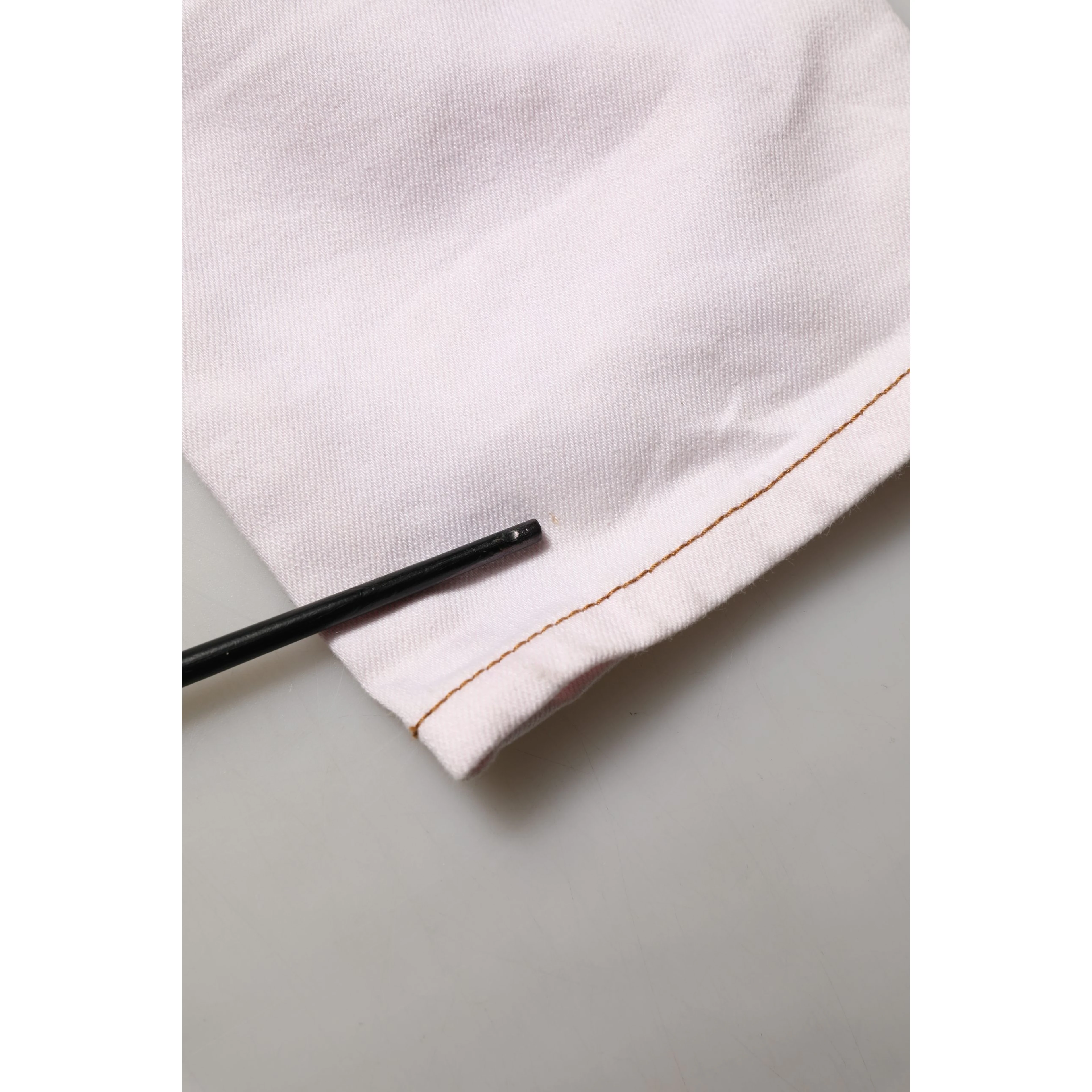Light Pink Cotton Mid Waist Denim Trouser Jeans
