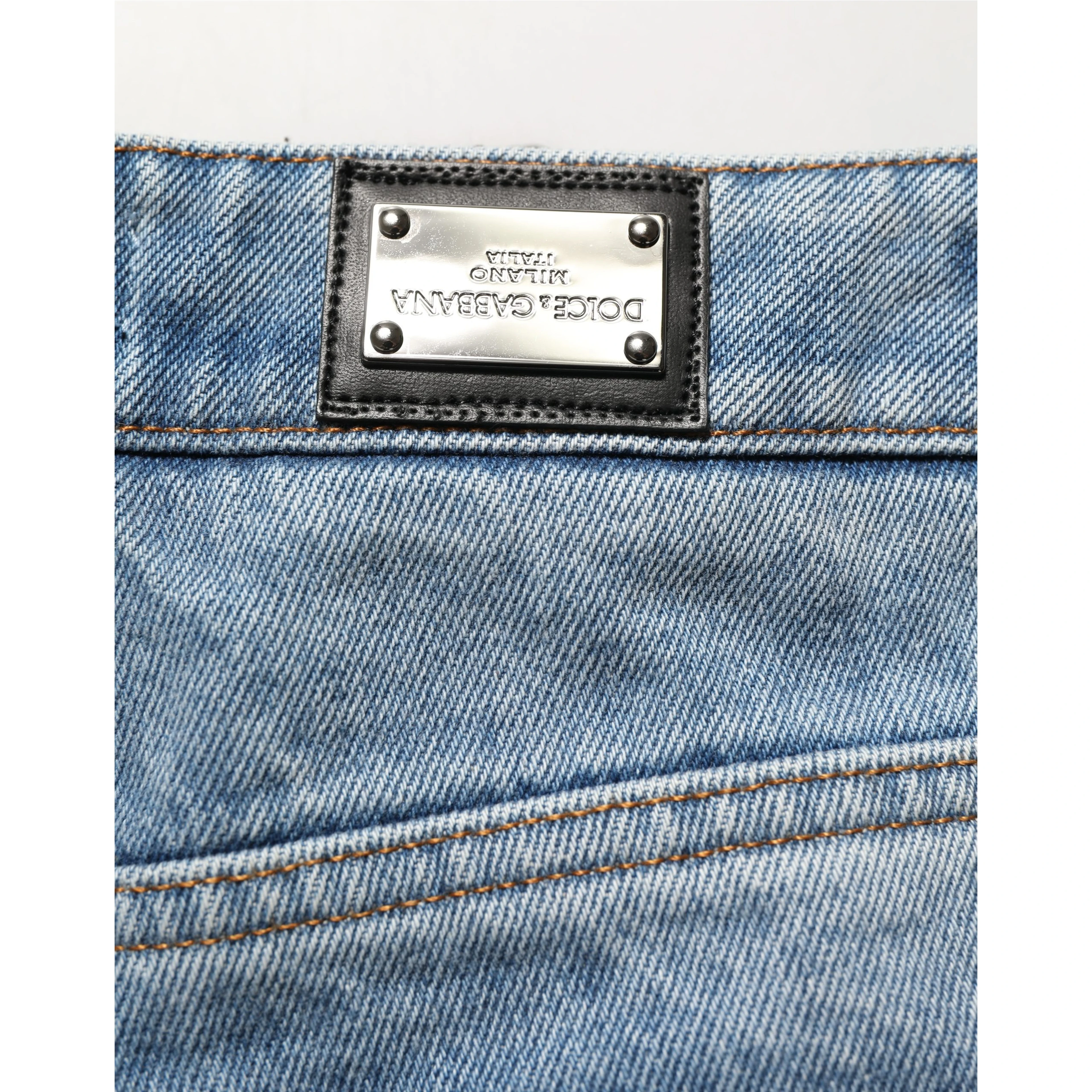 Blue Cotton Boot Cut Denim Trouser Jeans