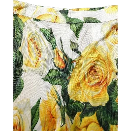 Multicolor Floral High Waist Straight Pants