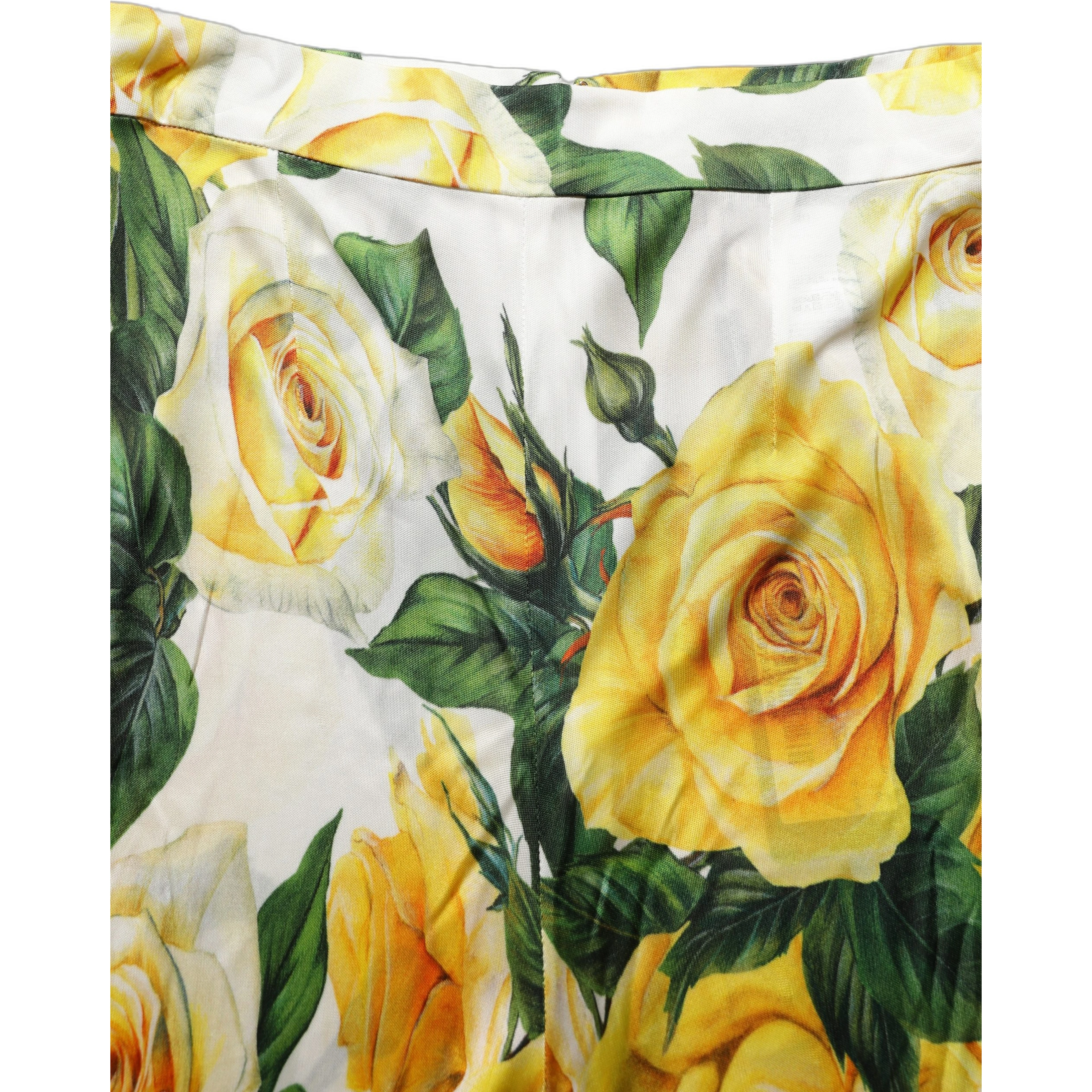 Multicolor Floral High Waist Straight Pants