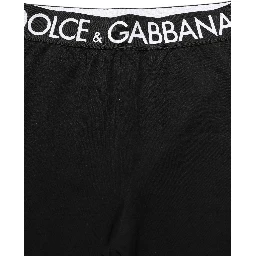 Black Cotton HighWaist Cropped Leggings Pants