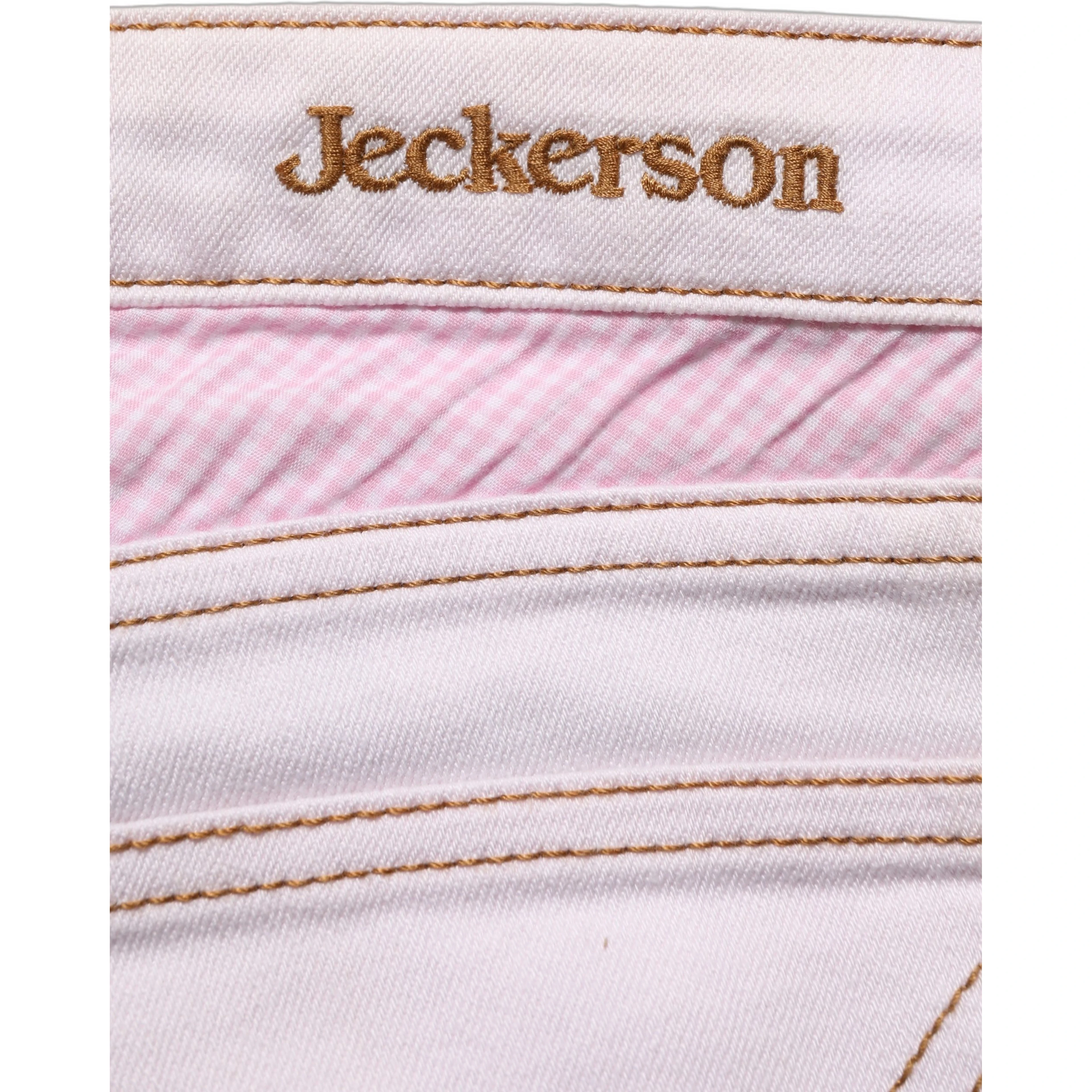 Light Pink Cotton Mid Waist Denim Trouser Jeans