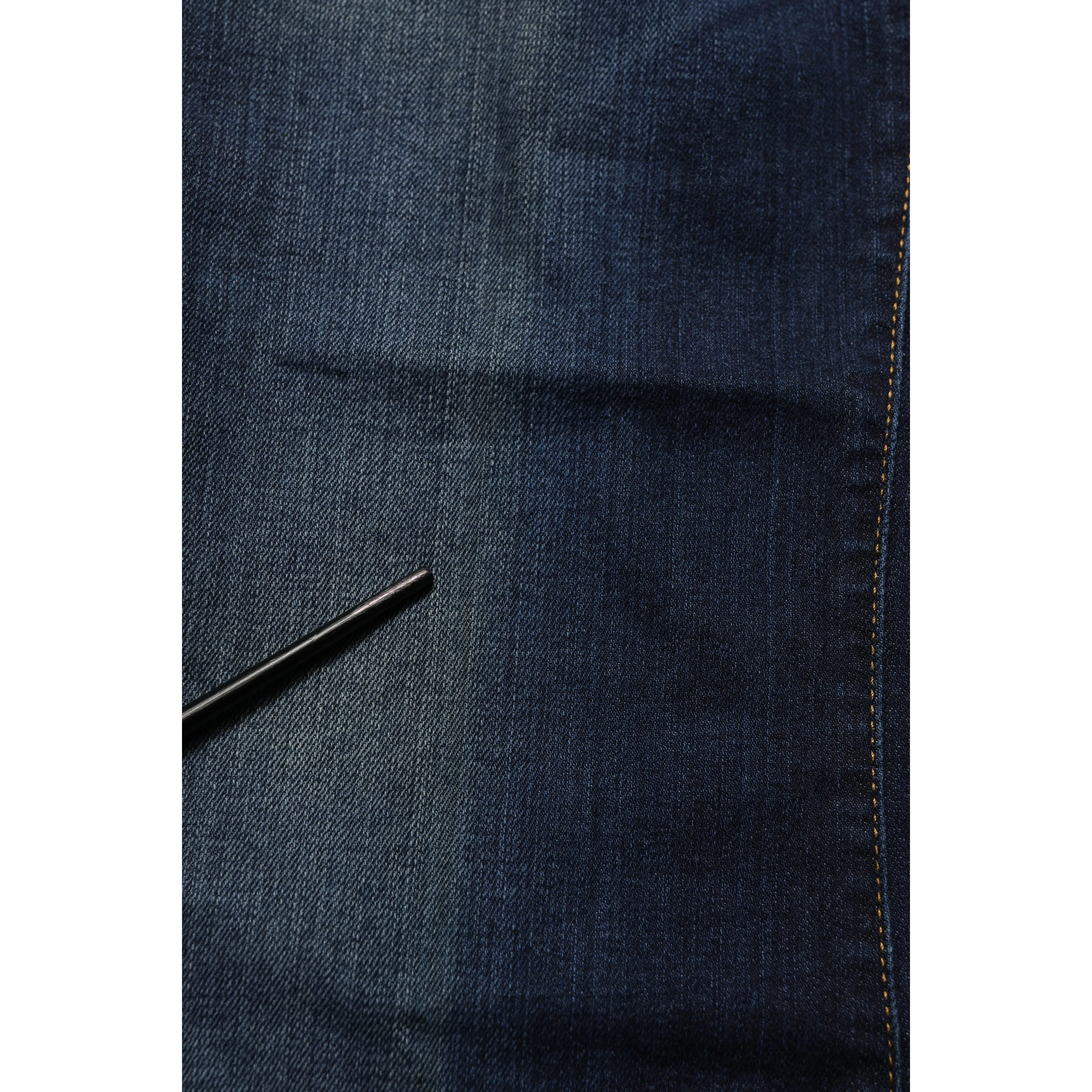 Dark Blue Washed Mid-Waisted Flared Denim Casual Jeans