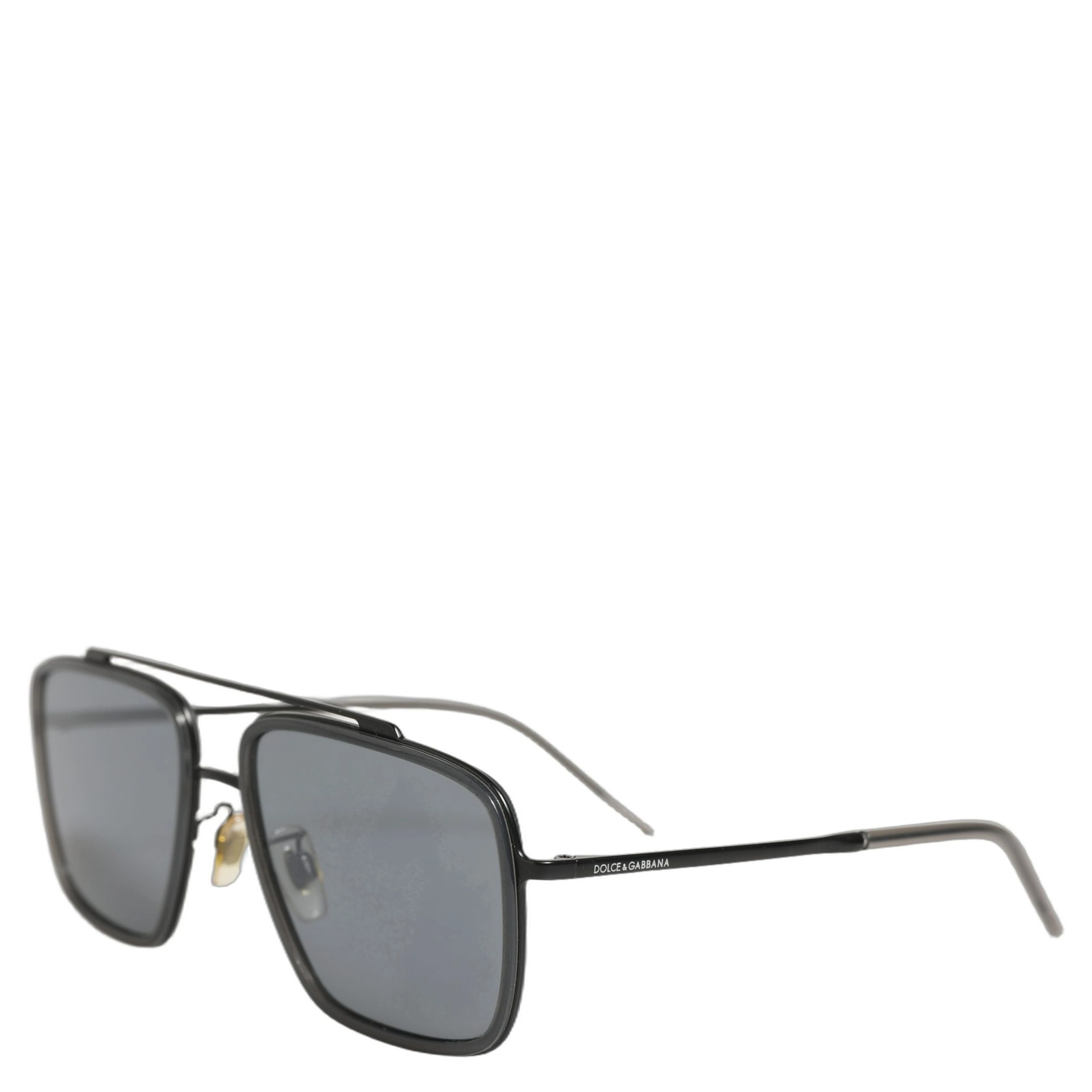 Women DG2262 Black Metal Square Frame Eyewear Sunglasses