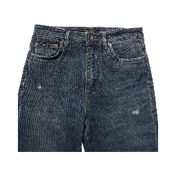 Blue Cotton Stretch Skinny Denim Trouser Jeans