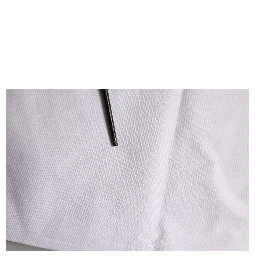White Mid Waist Cotton Stretch Trouser Pants