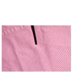 Pink Mid-Waisted Flared Denim Casual Jeans