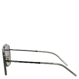 Women DG2262 Black Metal Square Frame Eyewear Sunglasses