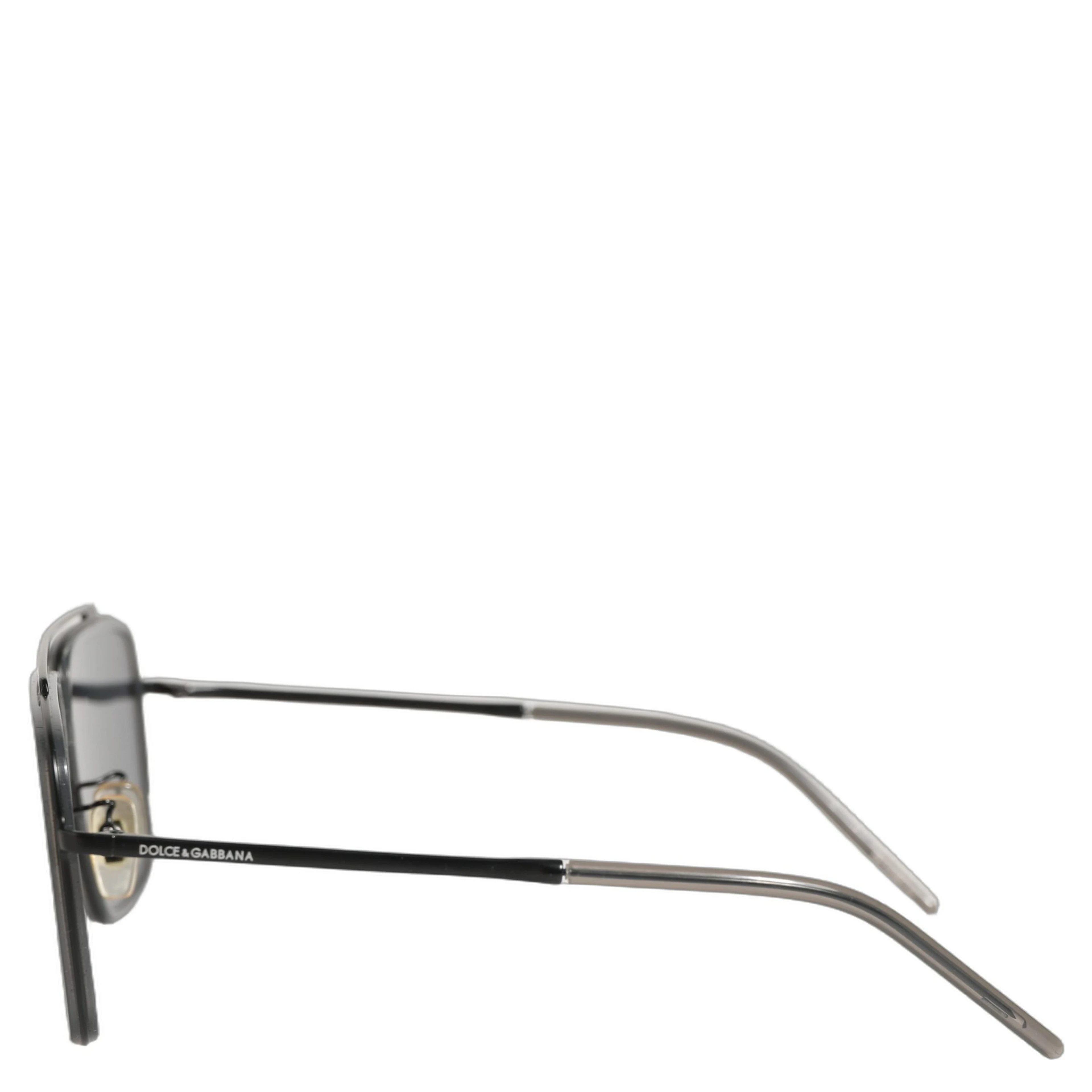 Women DG2262 Black Metal Square Frame Eyewear Sunglasses
