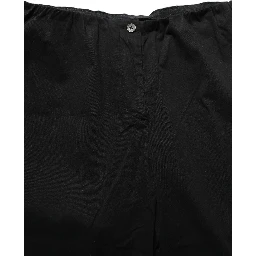 Black High-Waisted Straight Chino Women Trouser Pants