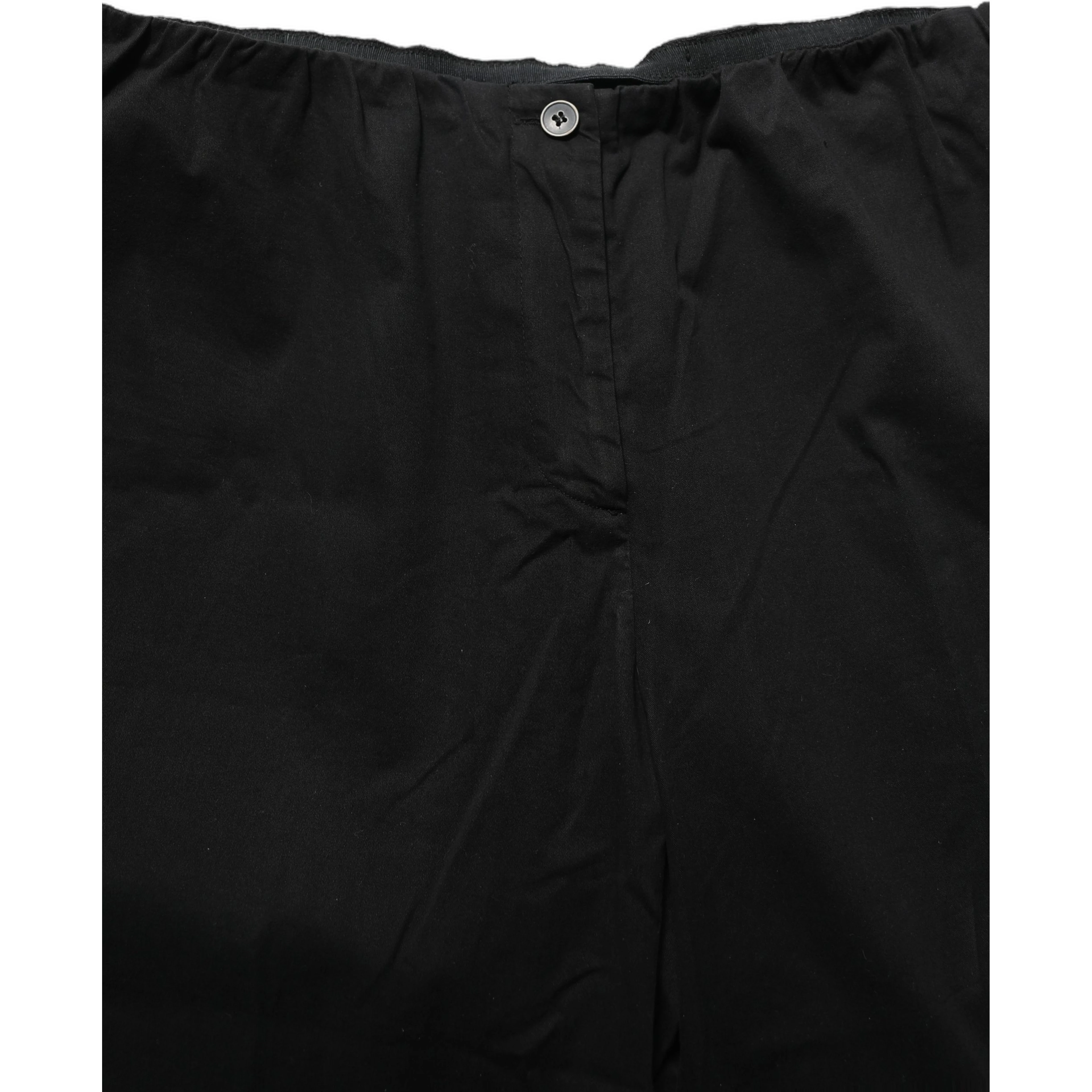 Black High-Waisted Straight Chino Women Trouser Pants