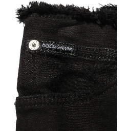 Black Cotton Skinny Denim Trouser Jeans