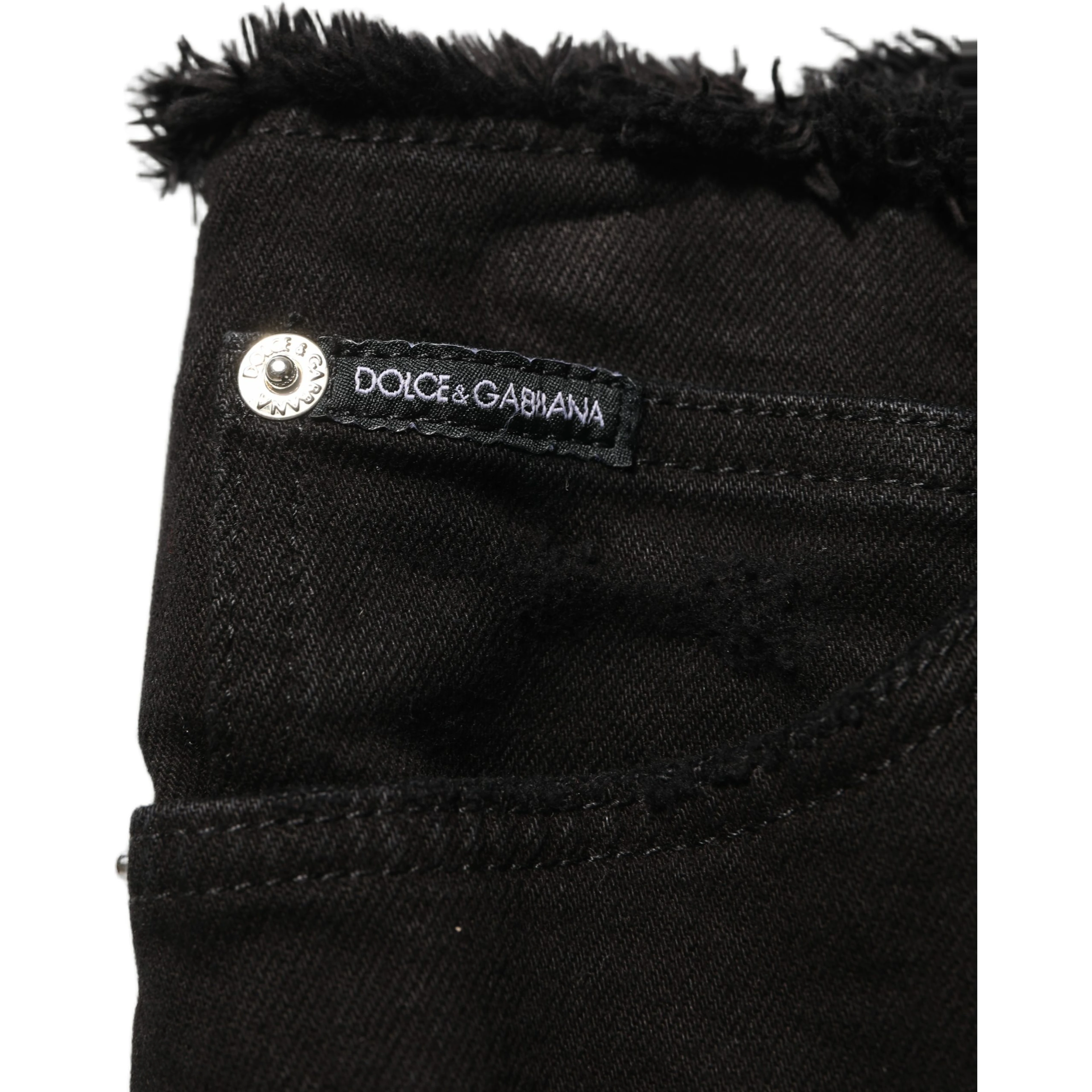 Black Cotton Skinny Denim Trouser Jeans