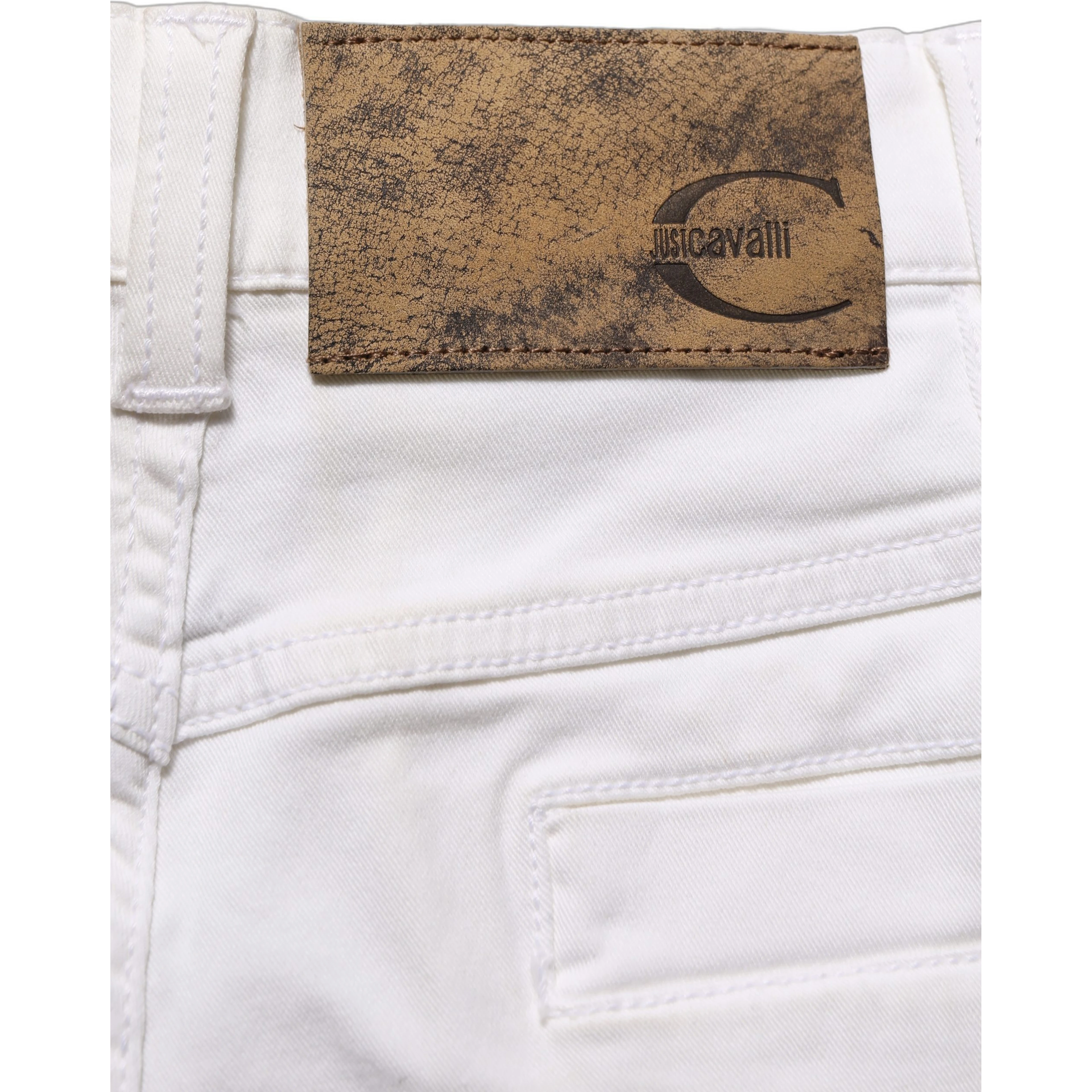 White High Waist Wide Leg Denim Trouser Jeans