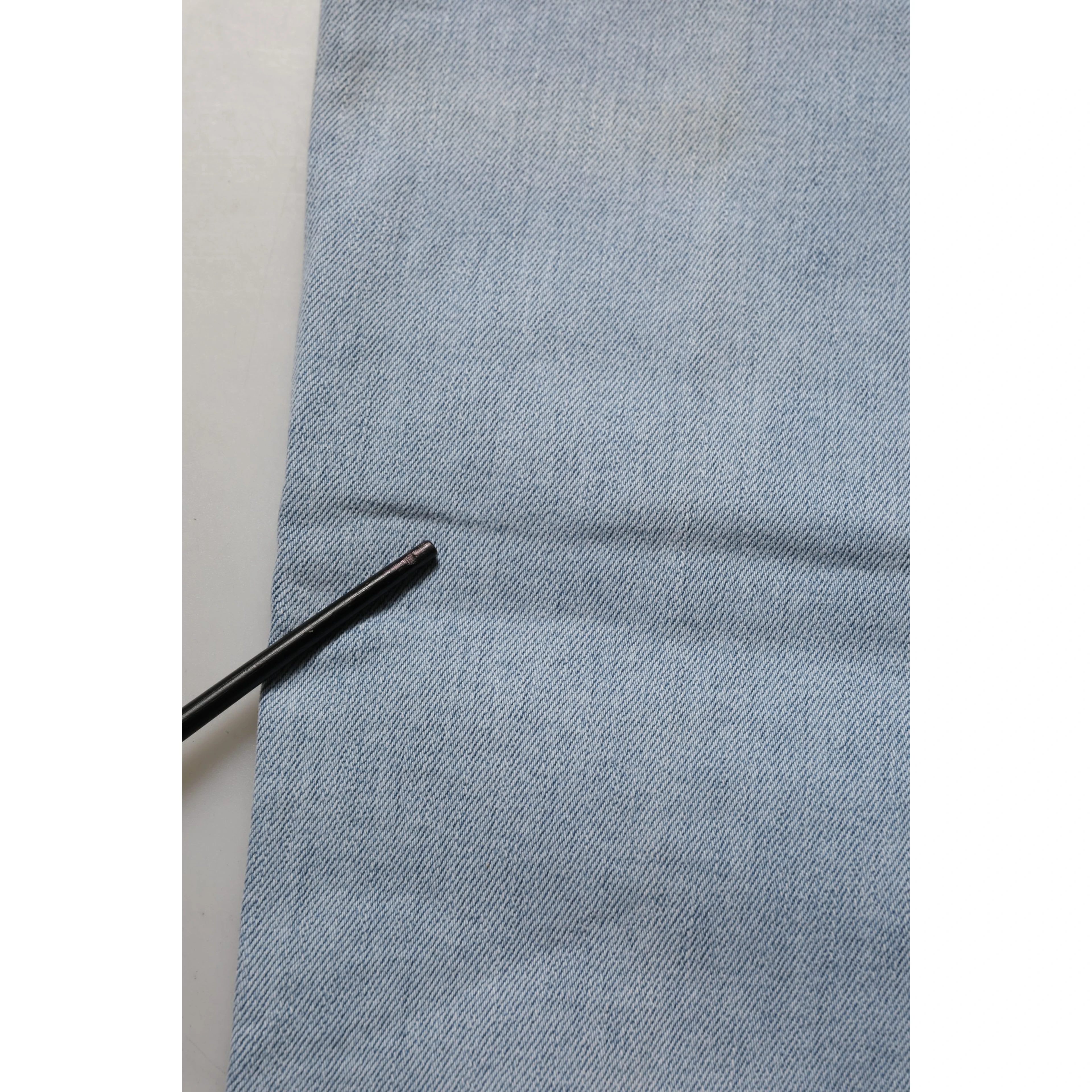 Light Blue High Waist Tapered Denim Cotton Stretch Jeans