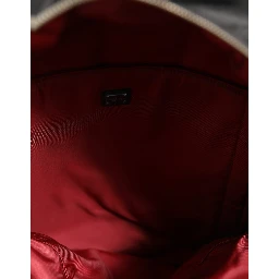 Men Black #DG LOVE Logo Patches Nylon Backpack Bag