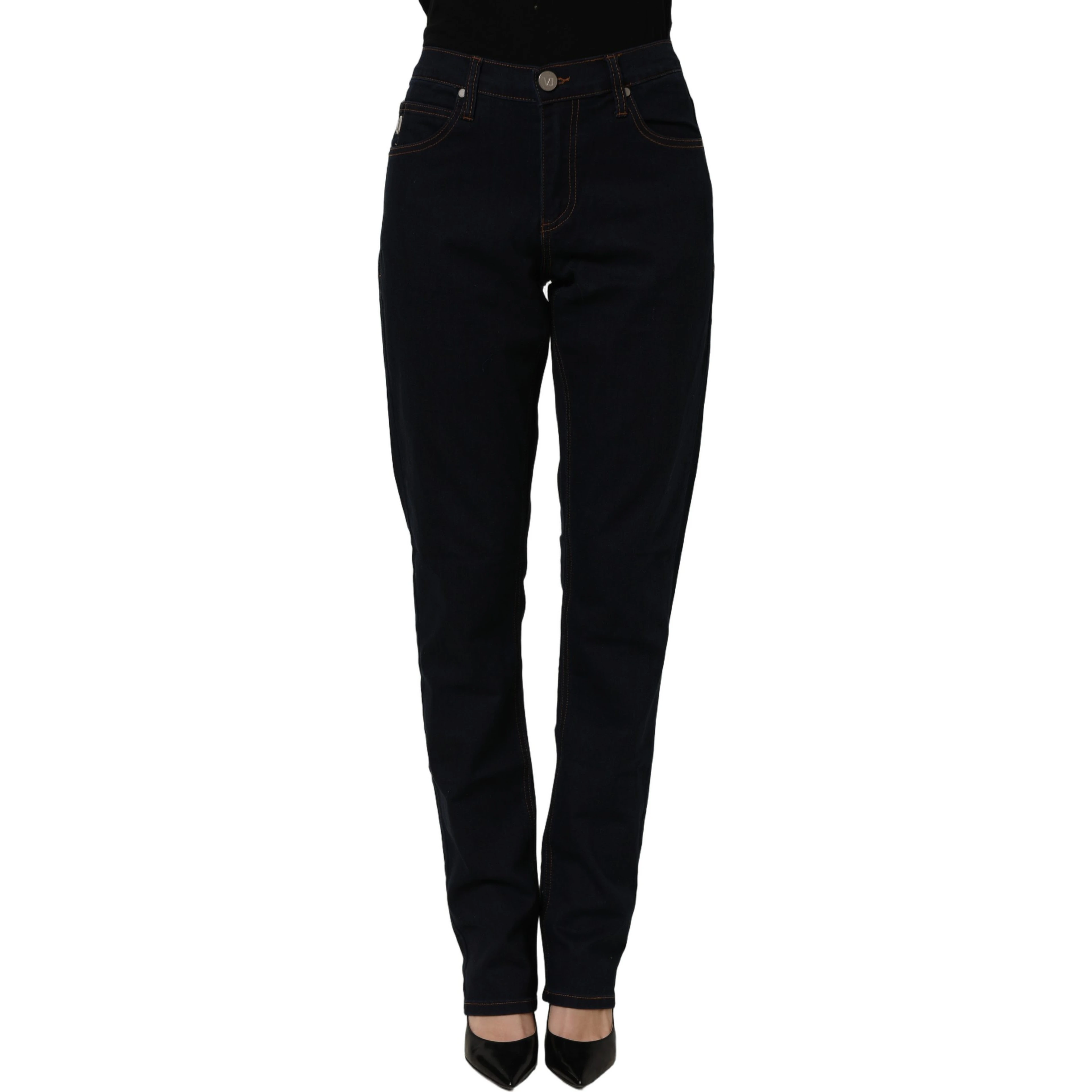Blue High Waist Skinny Denim Trouser Jeans