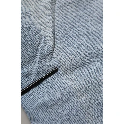 Light Blue High Waist Tapered Denim Cotton Stretch Jeans