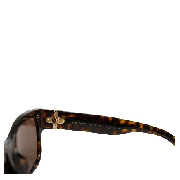DG4390F Brown Acetate Frame Polarized Lenses Sunglasses