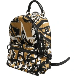 Multicolor Star Nylon School Travel Backpack Borse Bag