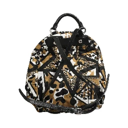 Multicolor Star Nylon School Travel Backpack Borse Bag