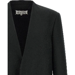 Black Virgin Wool Blazer