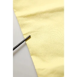 Yellow Mid Waist Straight Cropped Denim Women Trouser Jeans