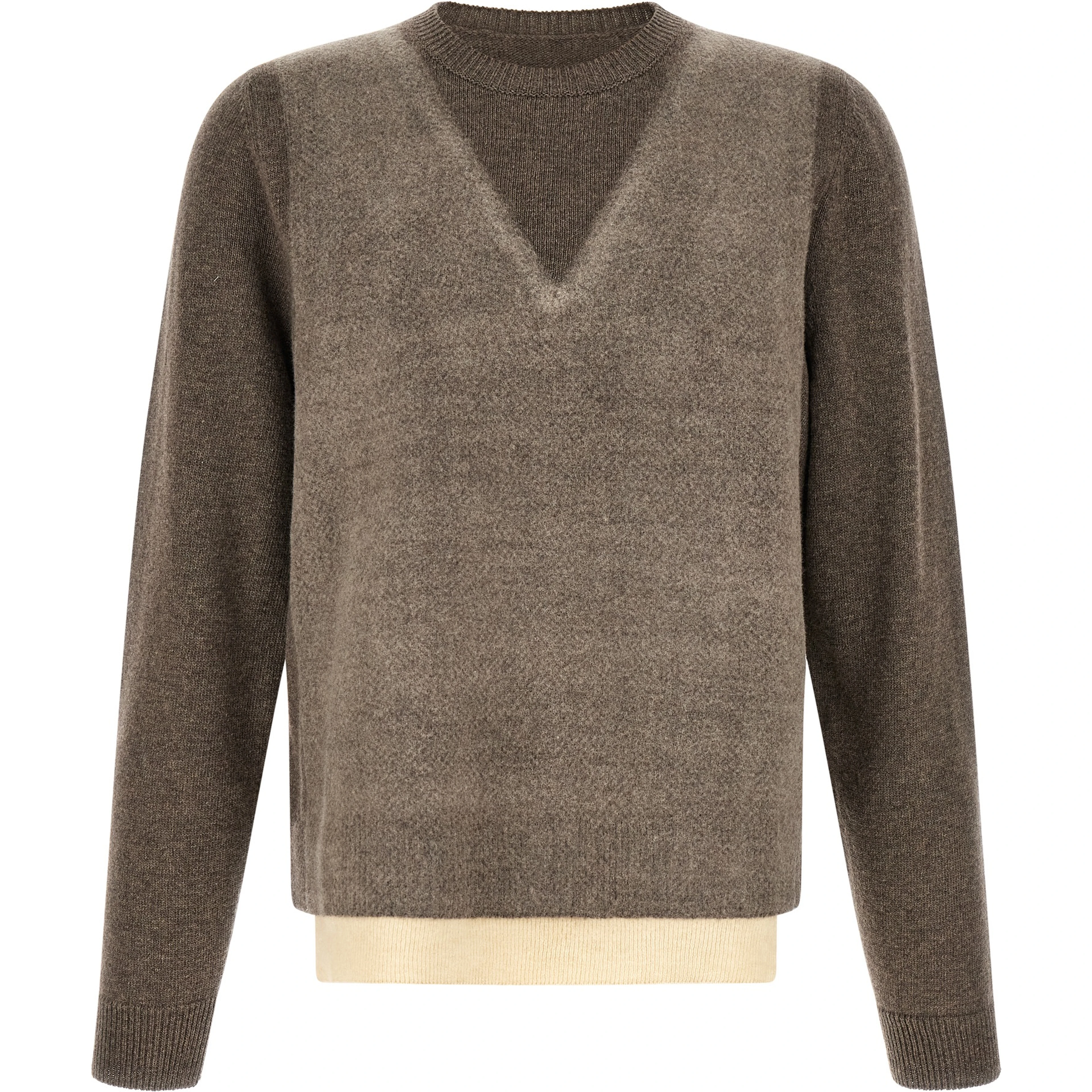 Brown Virgin Wool Cardigan
