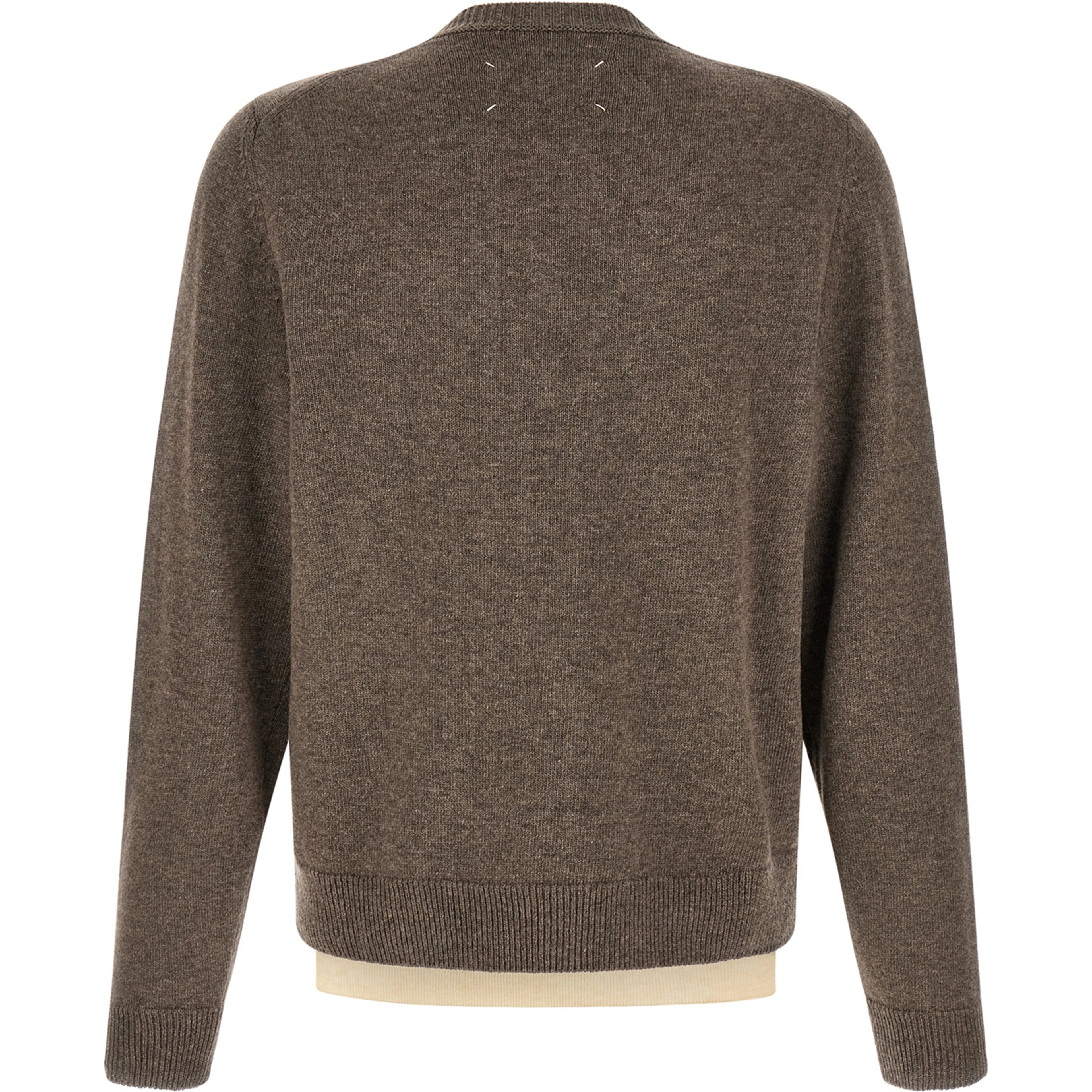 Brown Virgin Wool Cardigan