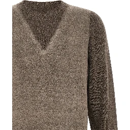 Brown Virgin Wool Cardigan