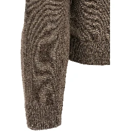 Brown Virgin Wool Cardigan