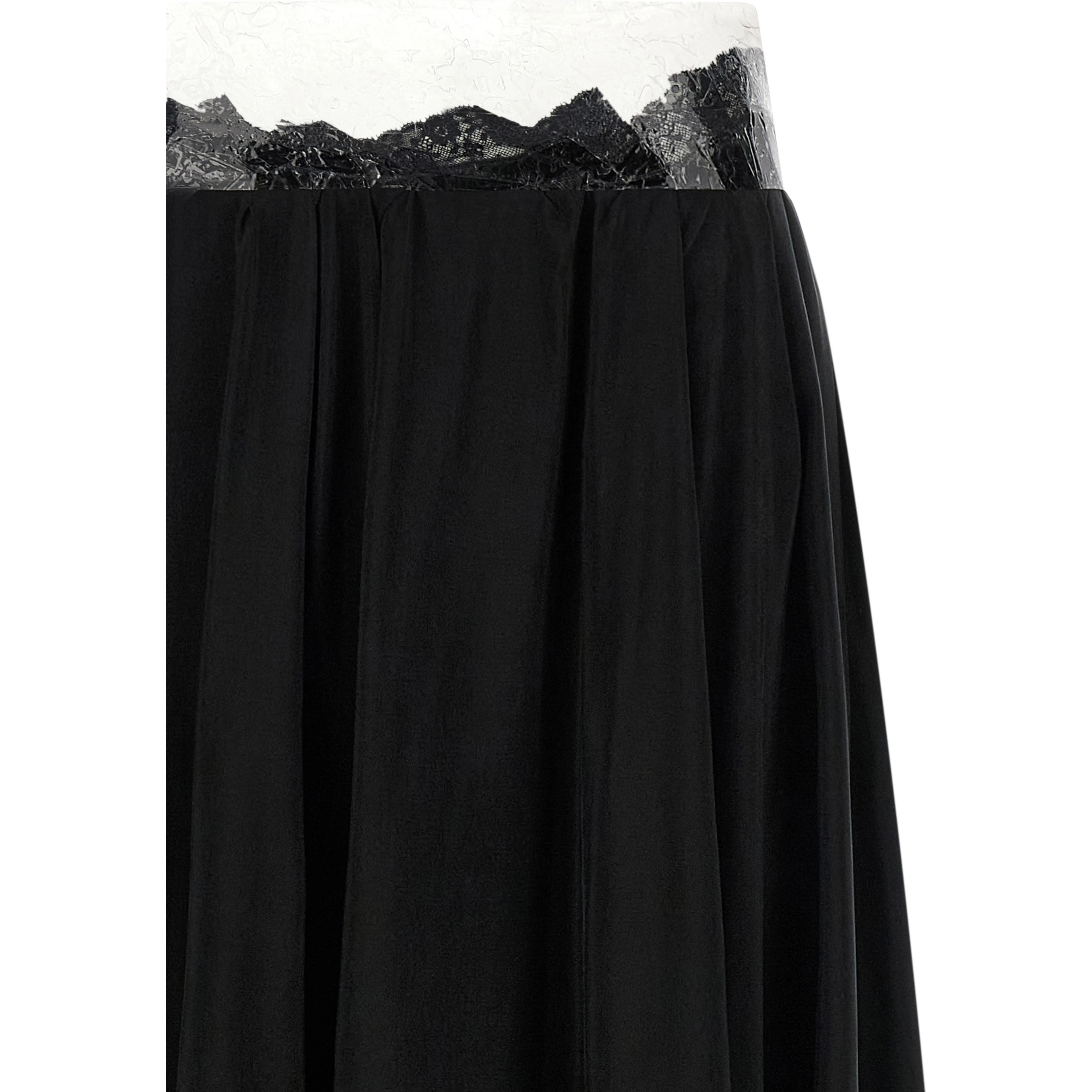 Black Copper Mini Skirt